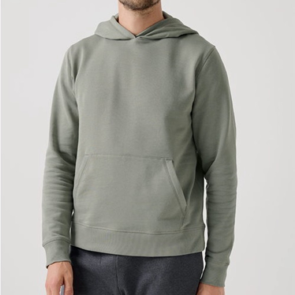 Pact Men's Cloud Brushed Fleece Pullover Hoodie Shadow Green XXL